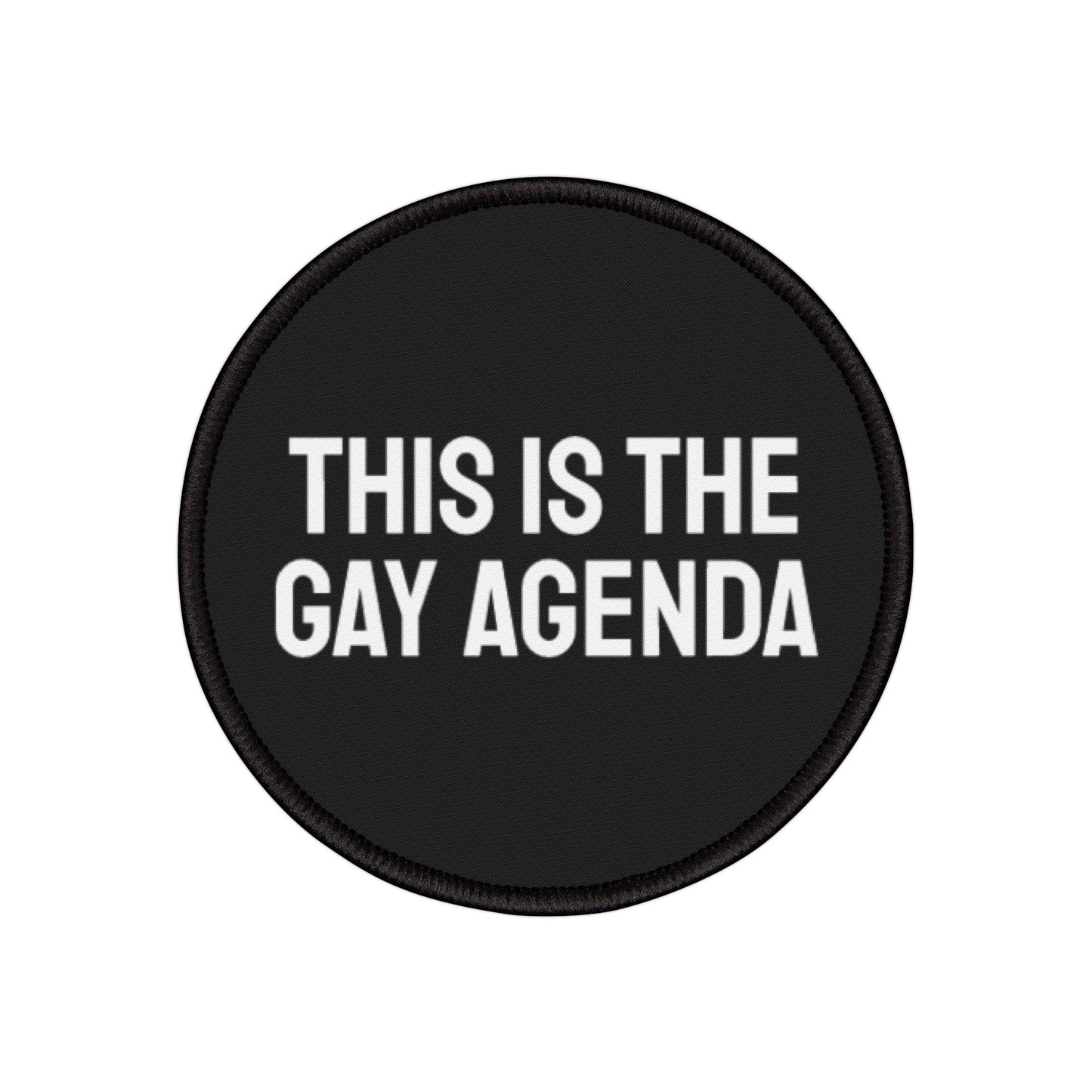 This Is The Gay Agenda - Iron-On Patch