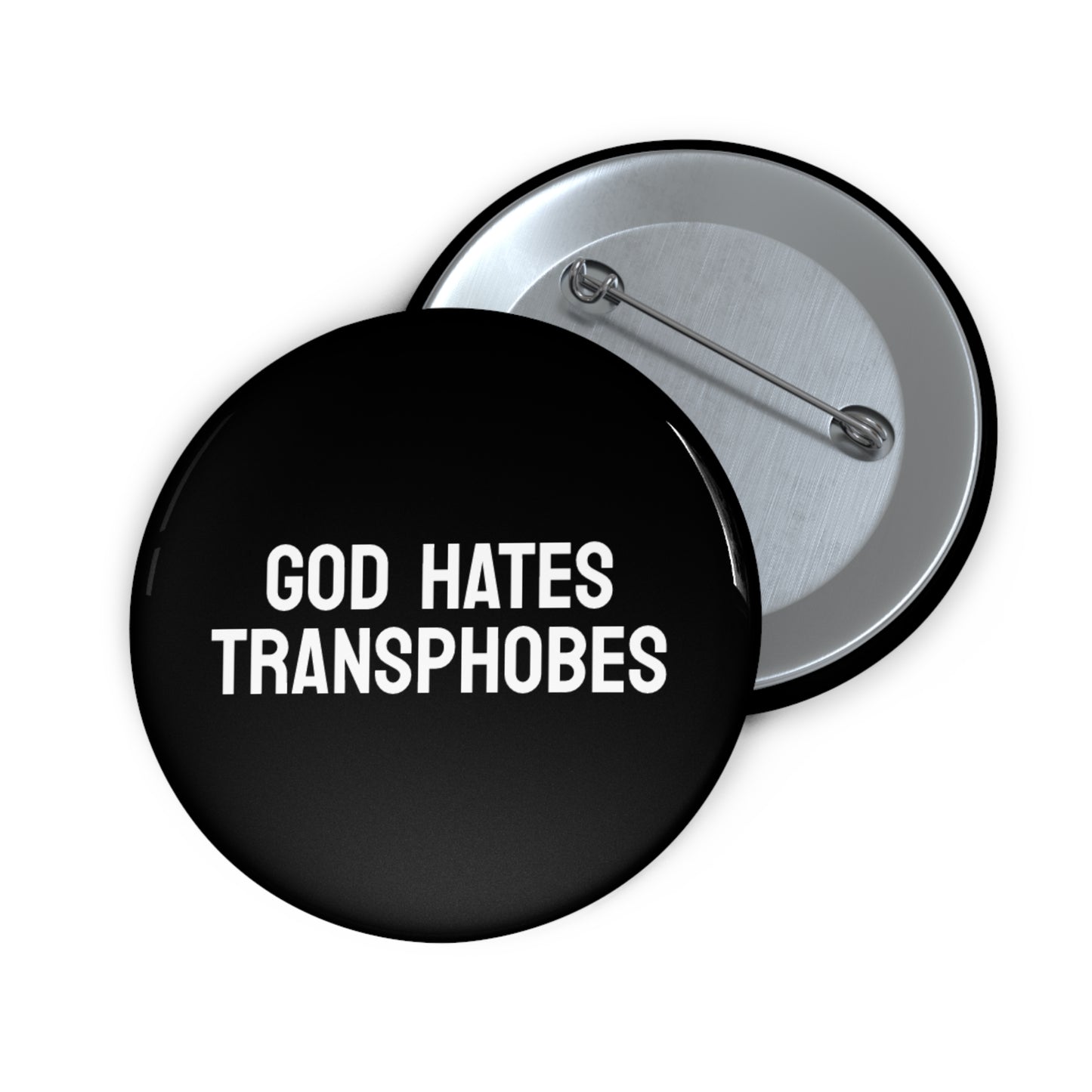 God Hates Transphobes - Pin Buttons