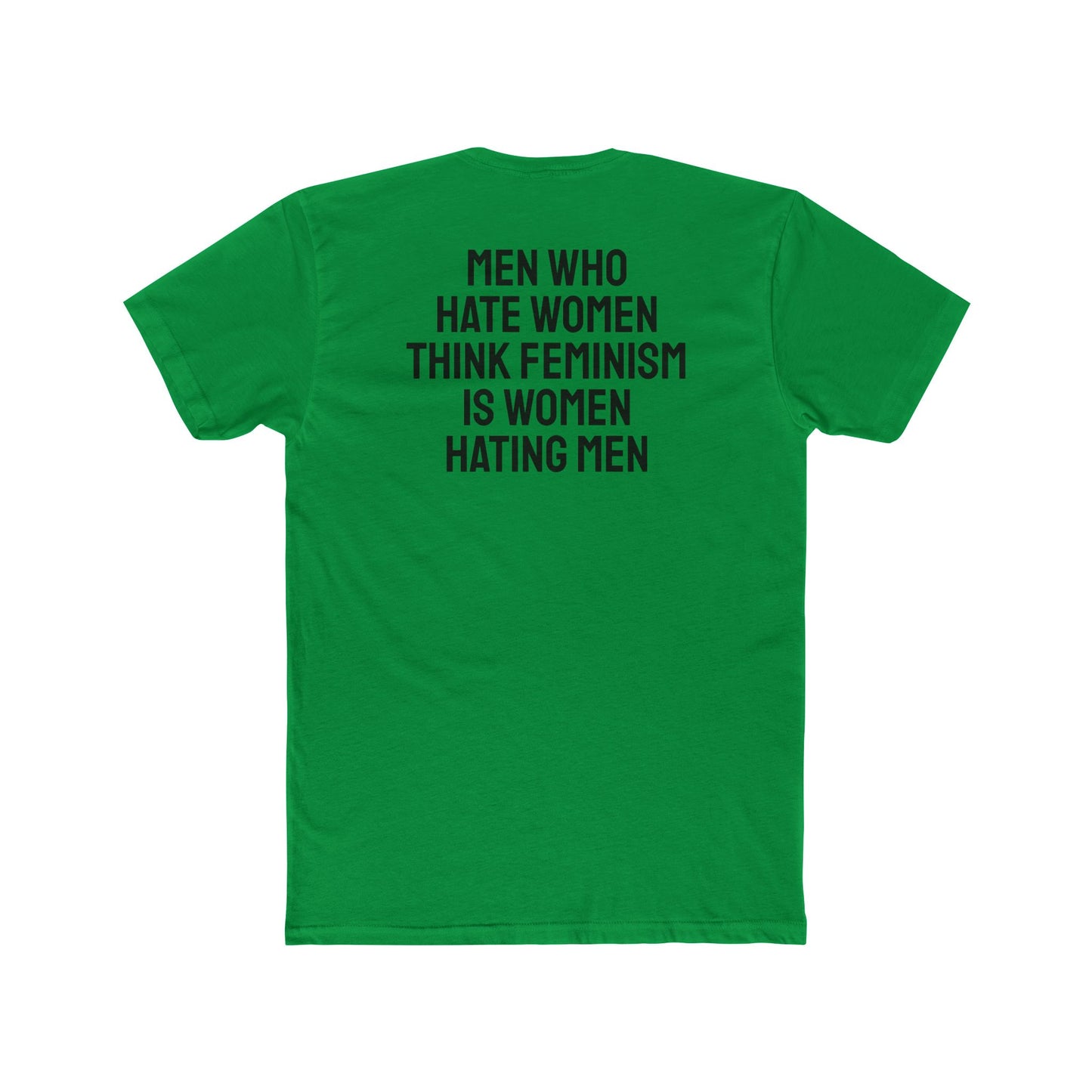 Men Who Hate Women Think Feminism Is Women Hating Men - Unisex Cotton Crew Tee