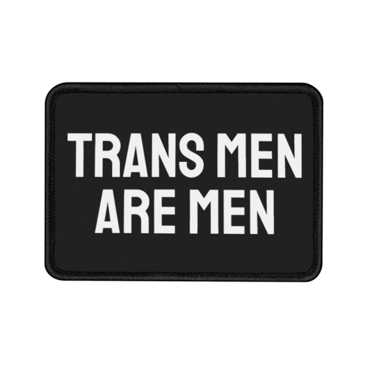 Trans Men Are Men - Iron-On Patch