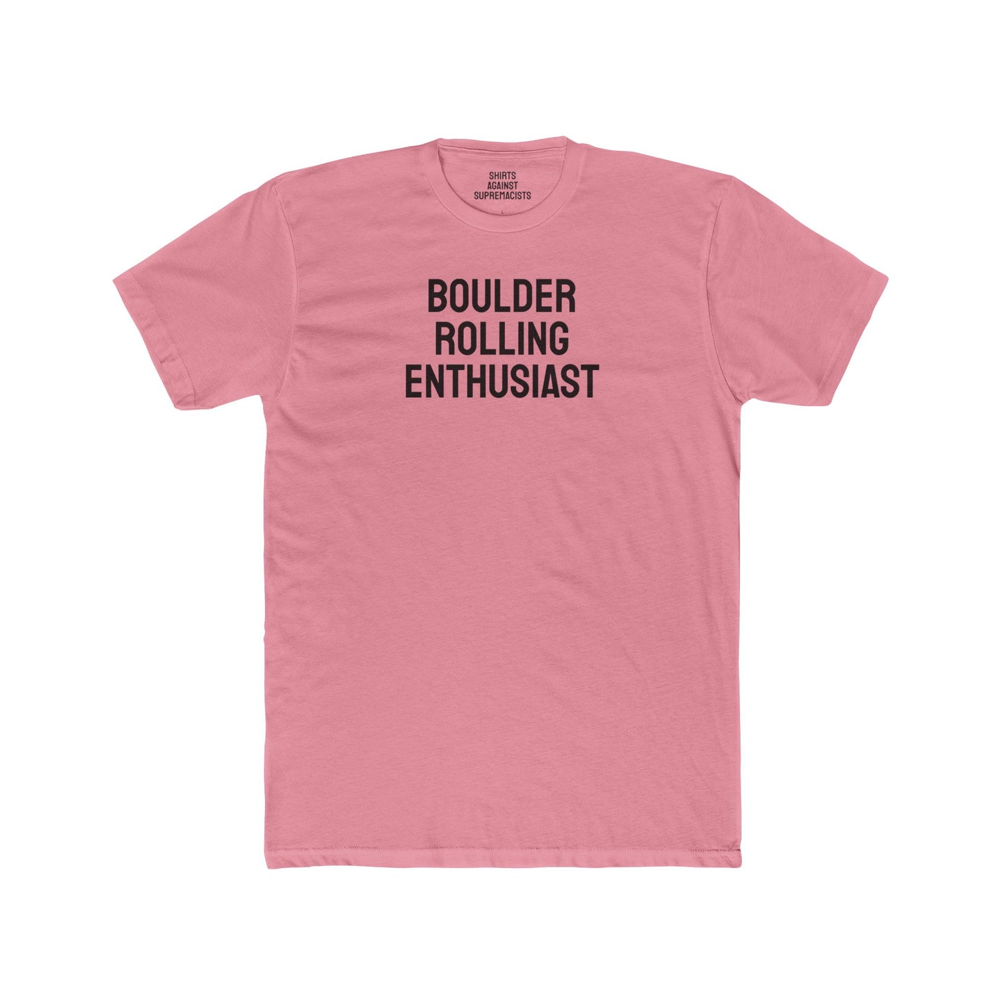 Boulder Rolling Enthusiast - Unisex Cotton Crew Tee