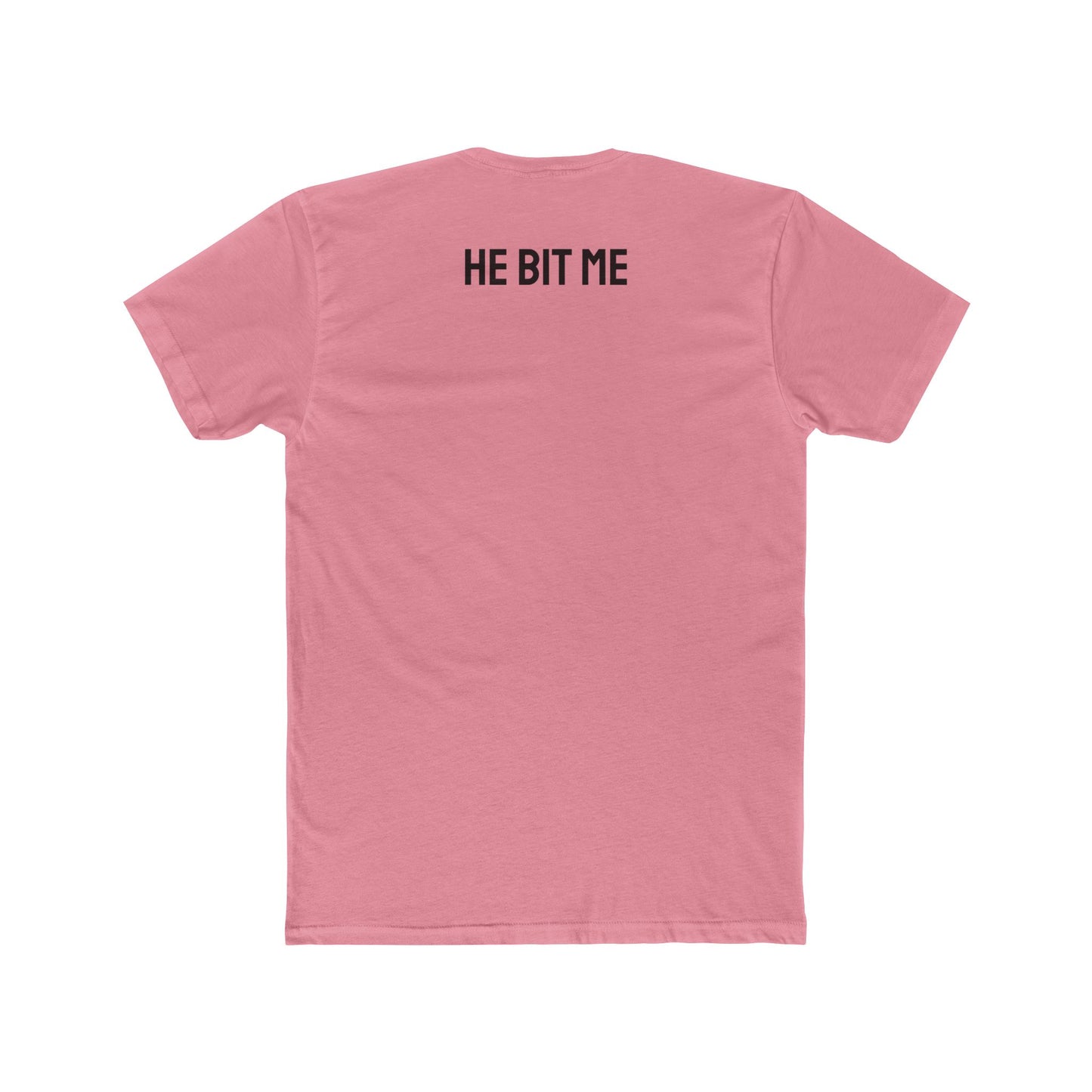 He Bit Me - Couple's Unisex Cotton Crew Tee