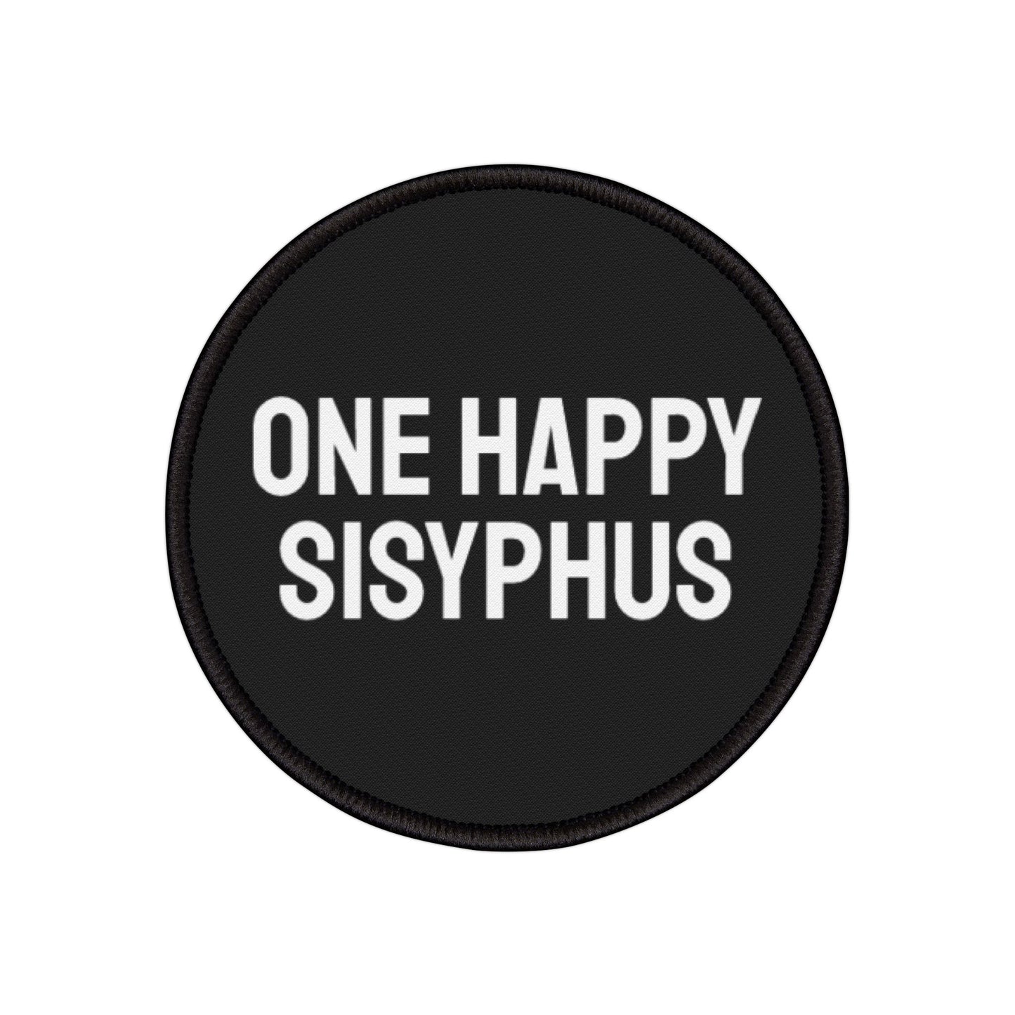 One Happy Sisyphus - Iron-On Patch