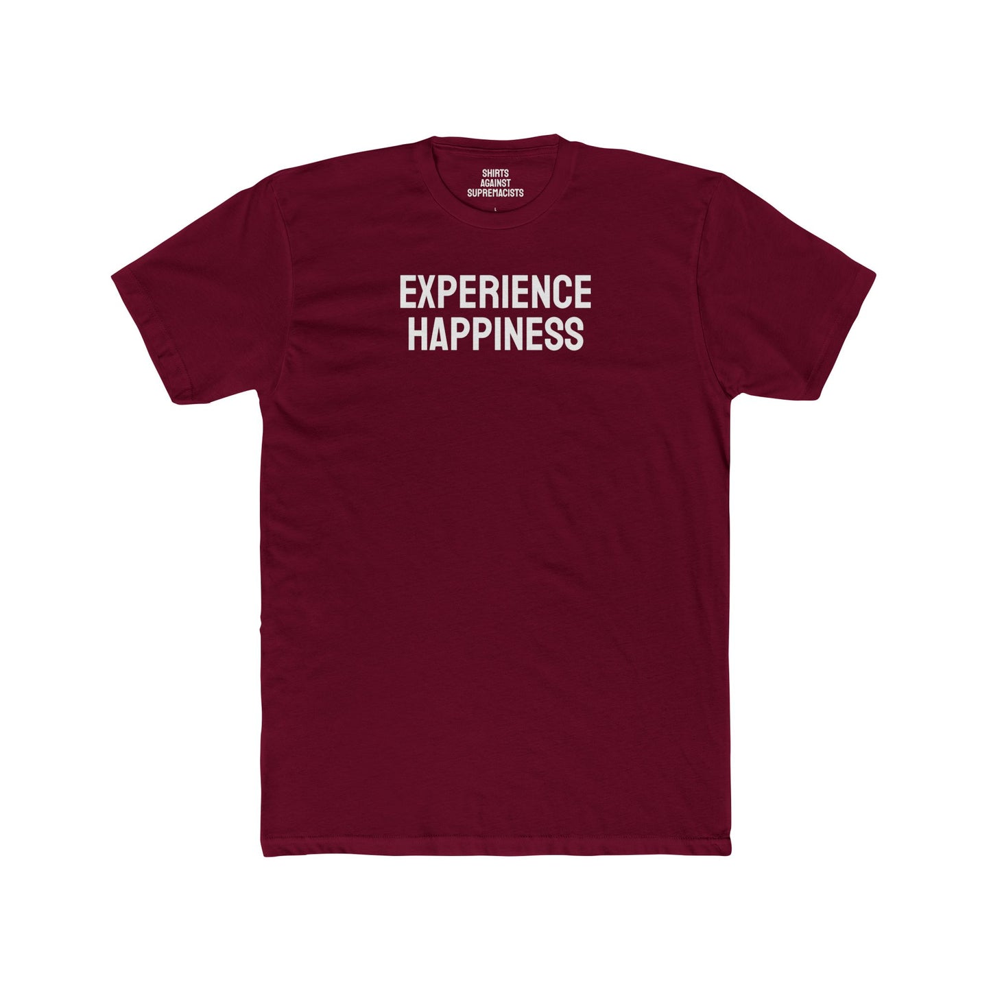 Experience Happiness - Unisex Cotton Crew Tee