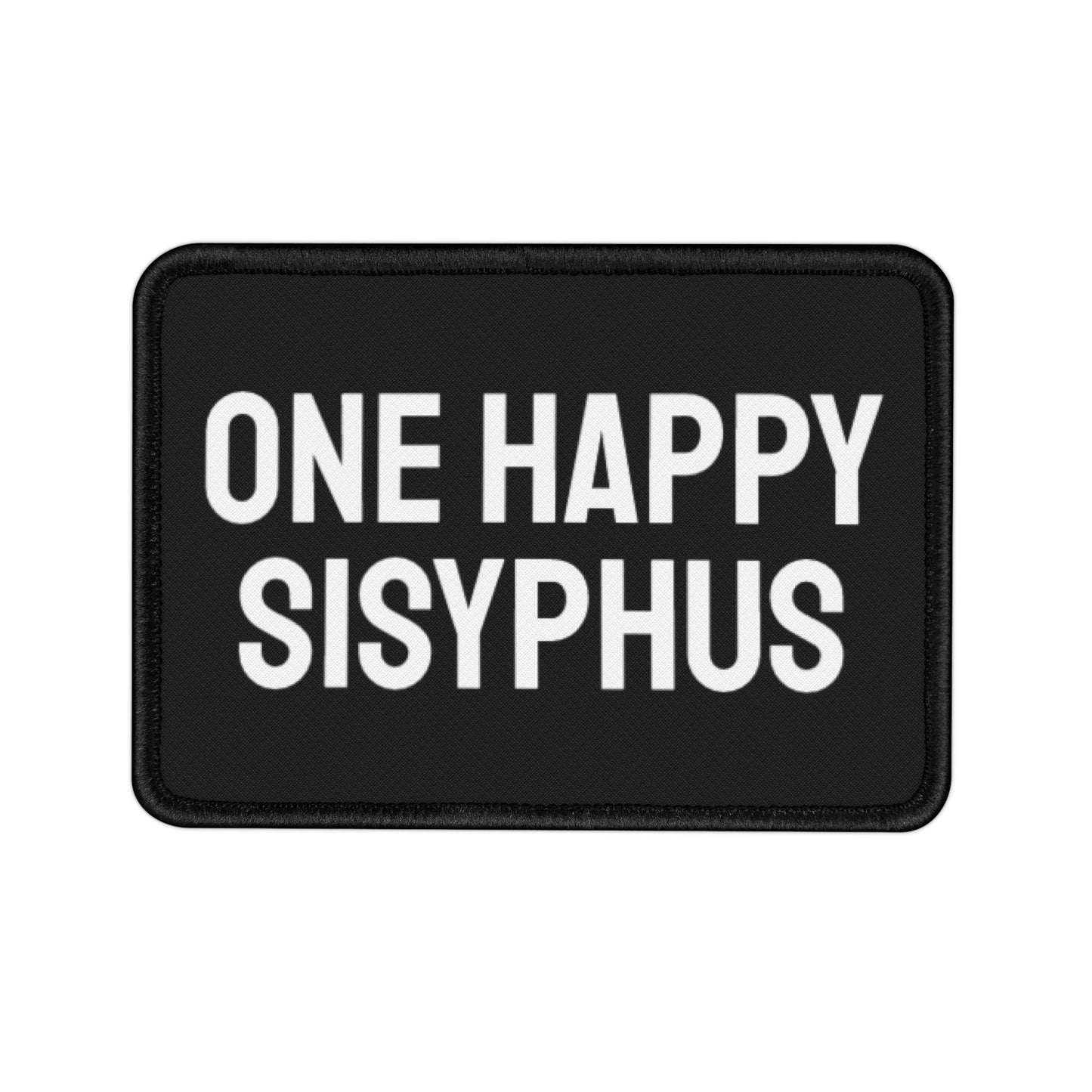 One Happy Sisyphus - Iron-On Patch