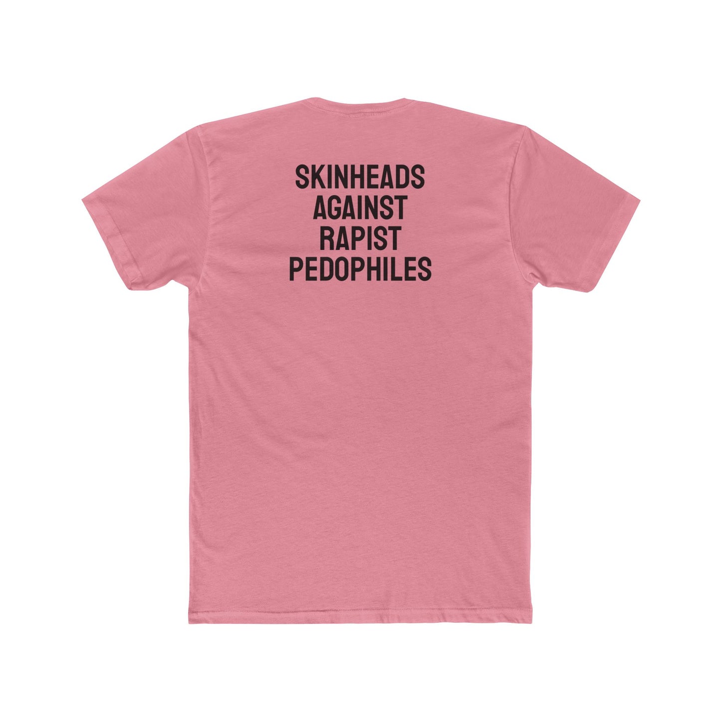 Skinheads Against Rapist Pedophiles - Unisex Cotton Crew Tee