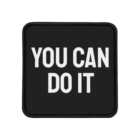 You Can Do It - Iron-On Patch