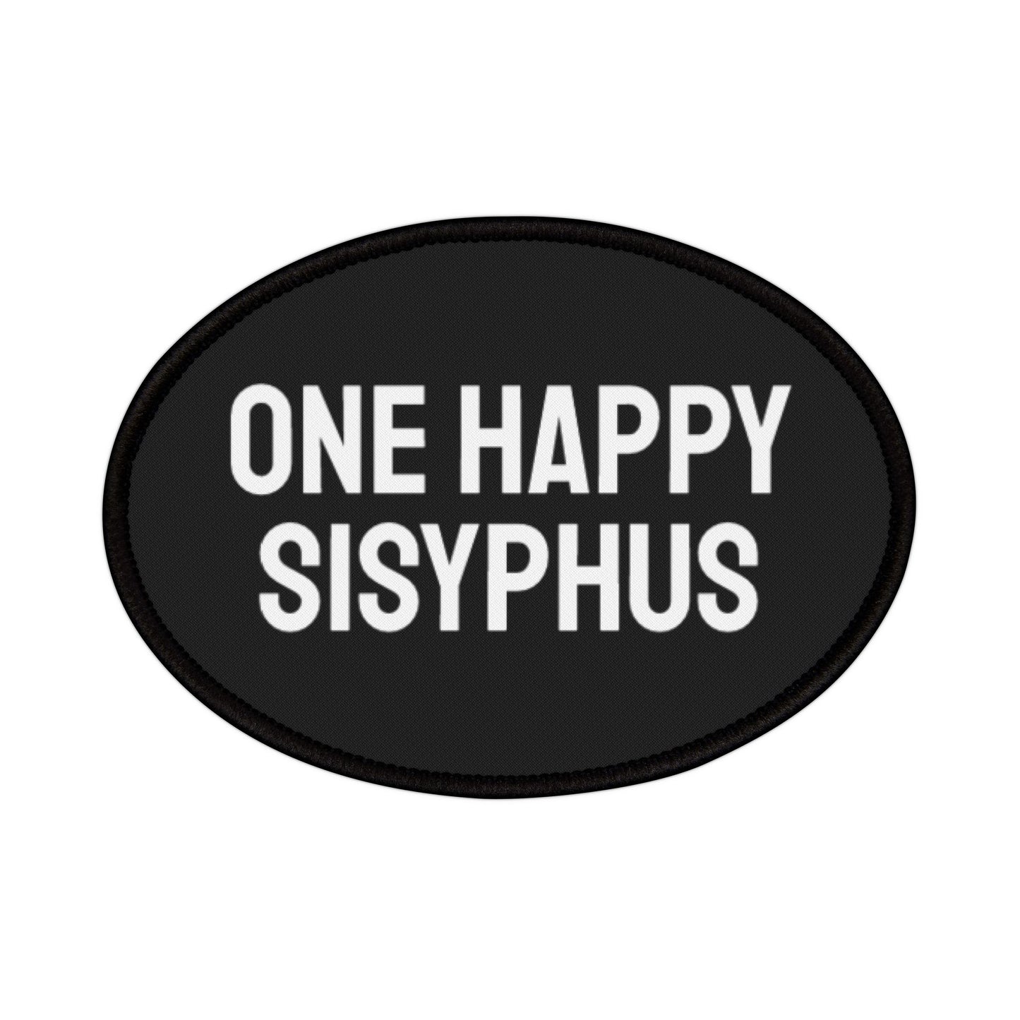 One Happy Sisyphus - Iron-On Patch