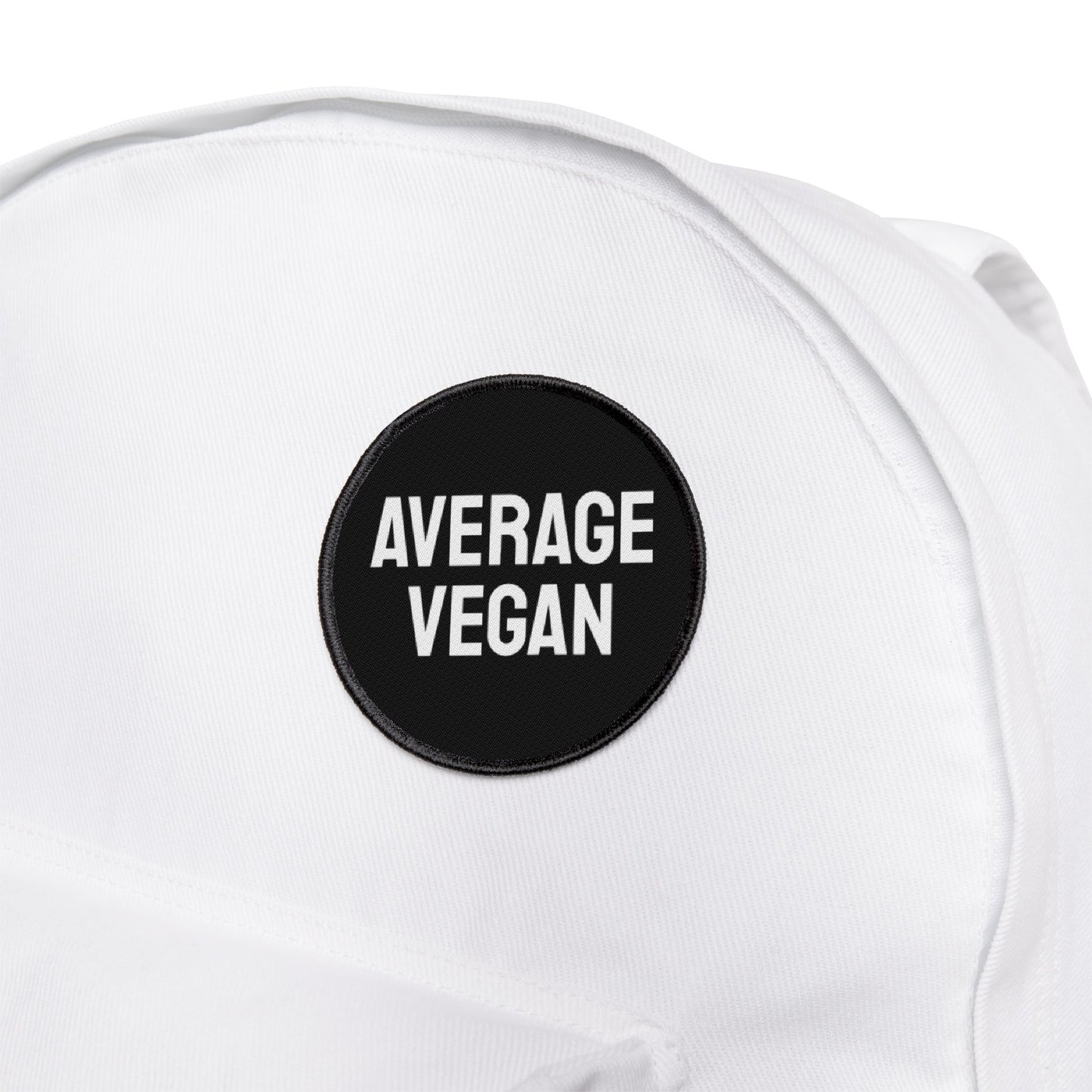 Average Vegan - Iron-On Patch