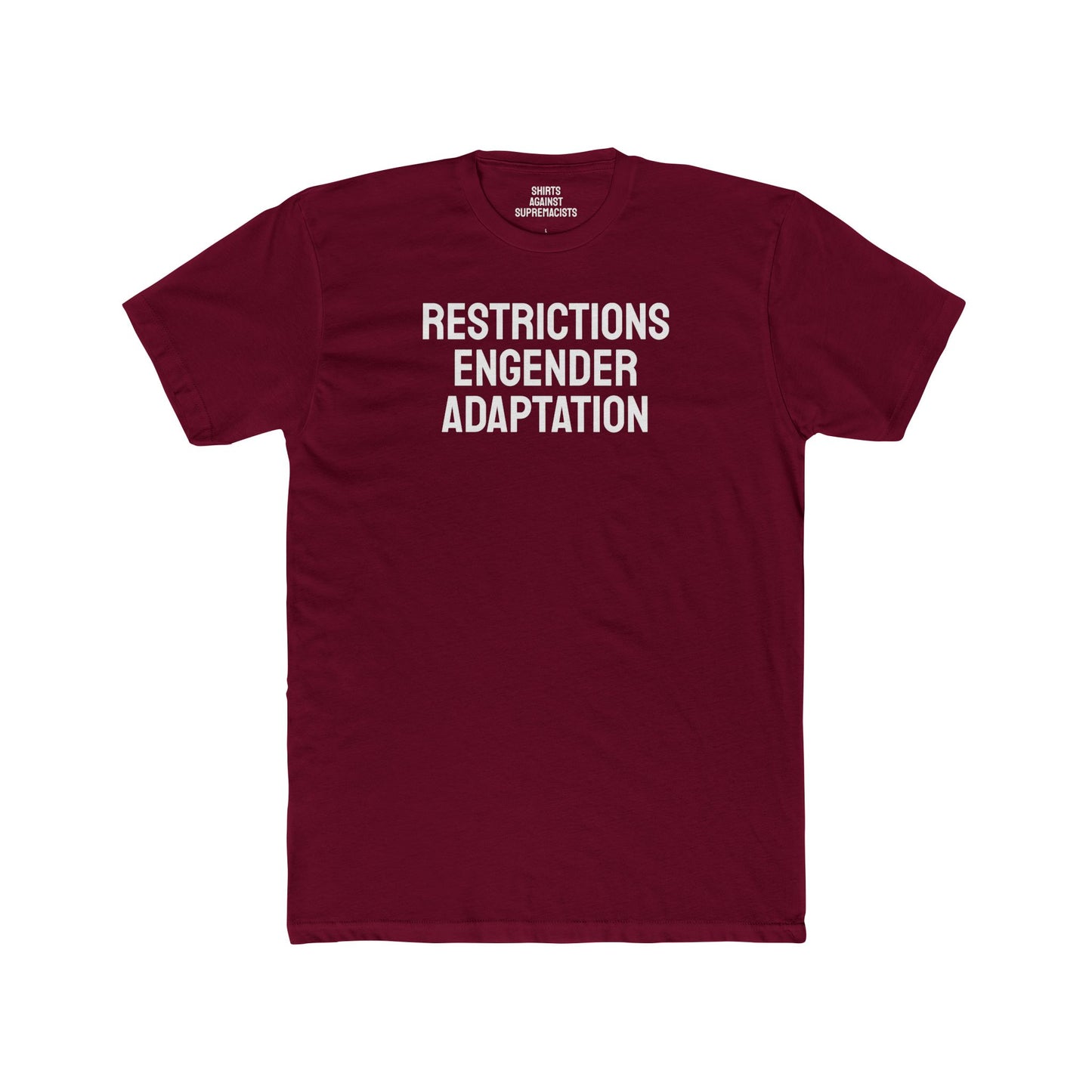 Restrictions Engender Creativity - Unisex Cotton Crew Tee