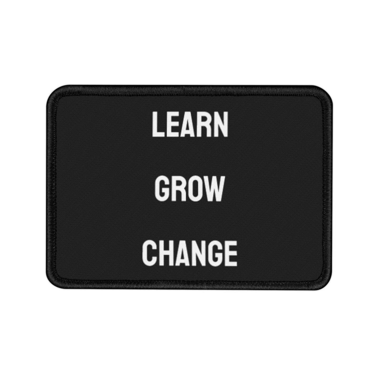 Learn Grow Change - Iron-On Patch