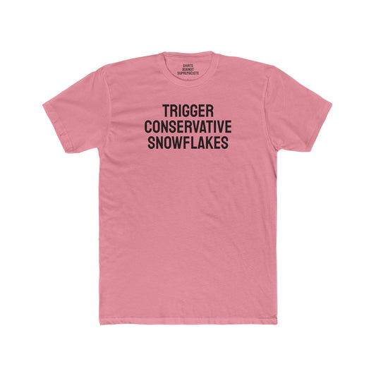 Trigger Conservative Snowflakes - Unisex Cotton Crew Tee