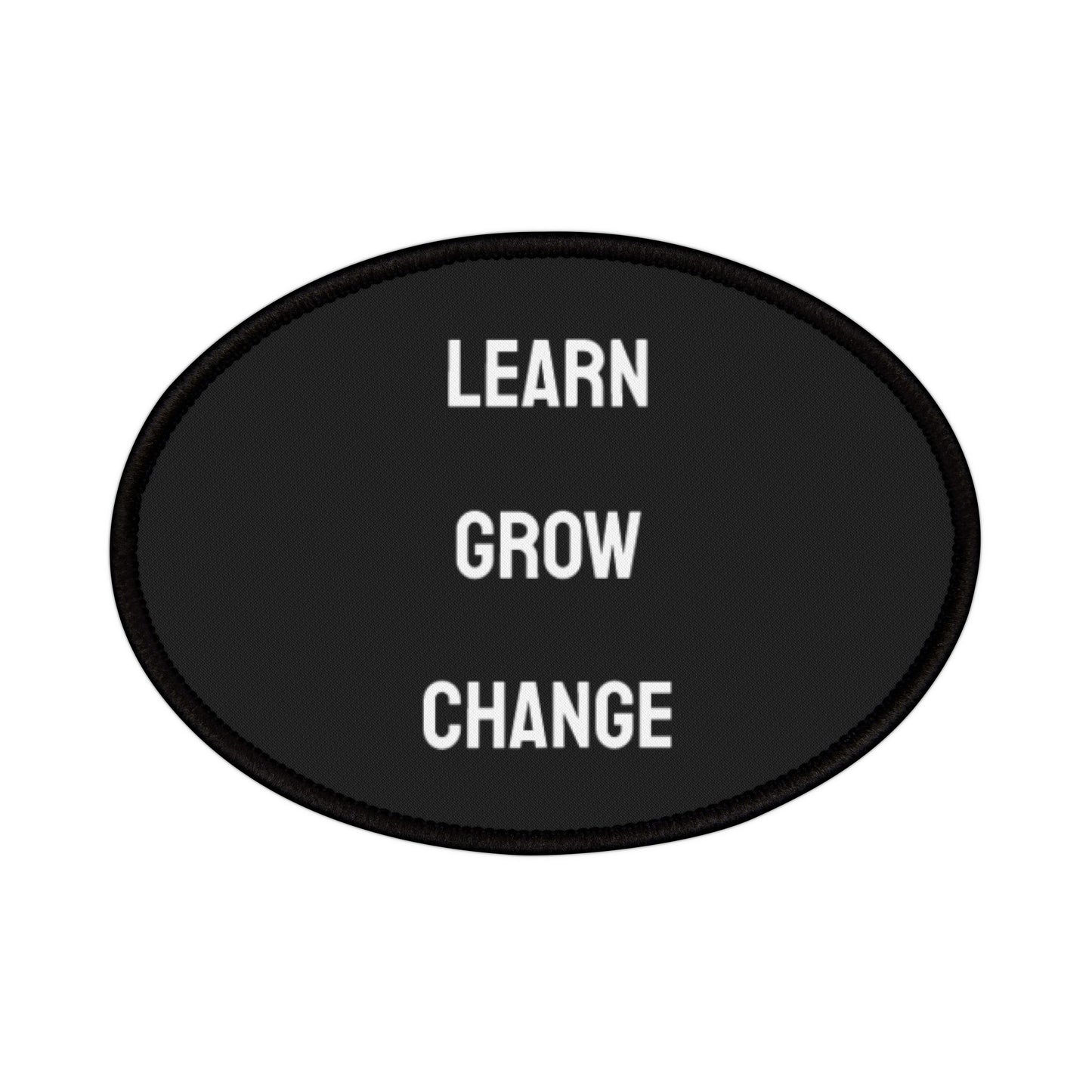 Learn Grow Change - Iron-On Patch