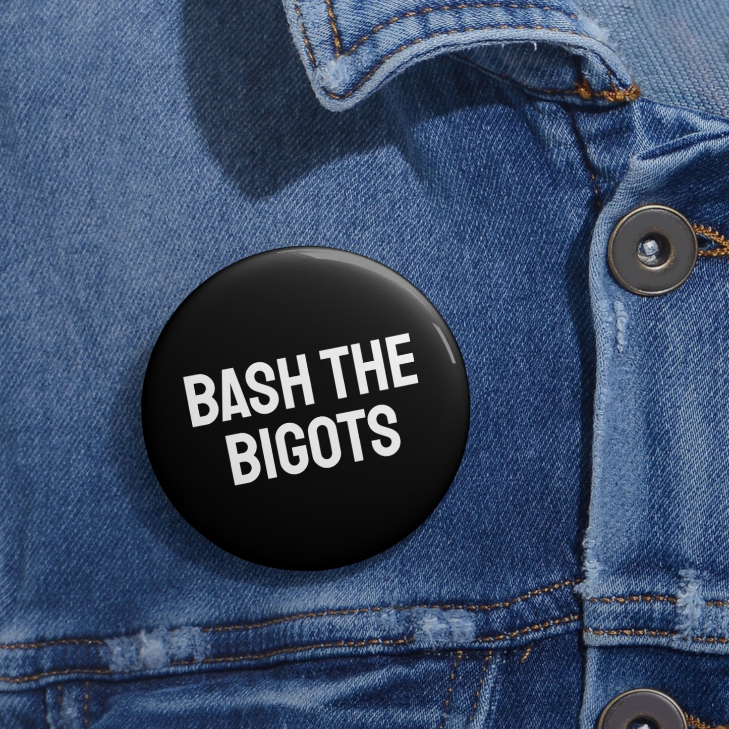 Bash The Bigots - Pin Buttons