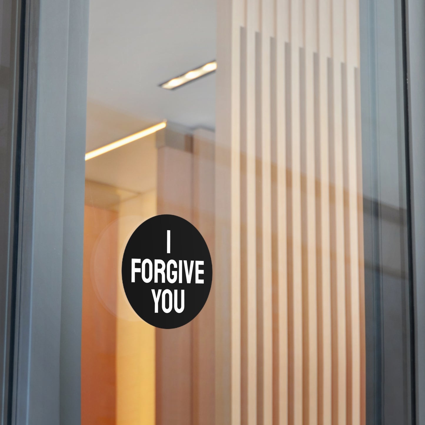 I Forgive You - Round Vinyl Stickers